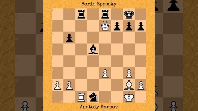 Anatoly Karpov Vs Boris Spassky | 13th Soviet Team Championship Qual-2, 1975 #chess