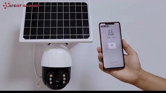 Solar Powered IP Camera CCTV WIFI Connection смотреть онлайн