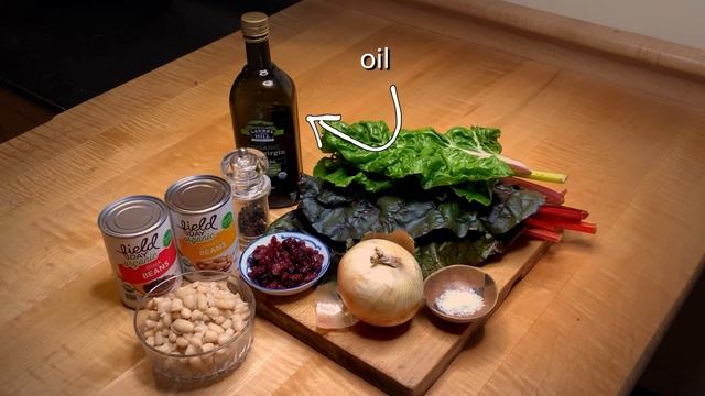Swiss Chard with Cannellini Beans and Caramelized Onions смотреть онлайн