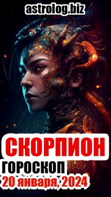 СКОРПИОН гороскоп на 20 января, 2024 смотреть онлайн