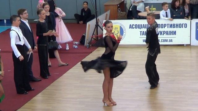 2015 Kashtany Kyiva Junior 2C Lat SFinal Aleksey Marchenko & Agniya Lavrinenko Samba смотреть онлайн