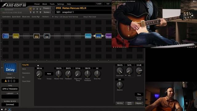 Cloning Mancuso's Helix Tone On Axe FX 3 - Tutorial! смотреть онлайн