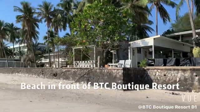 Beach in front of BTC Boutique Resort Hua Hin Thailand смотреть онлайн