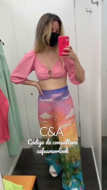 Pantalona estampada da C&A смотреть онлайн
