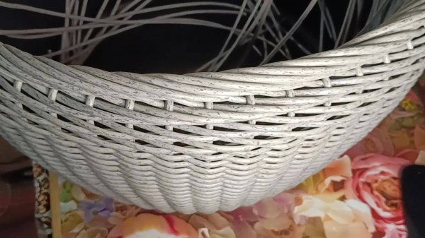 Жгутик на кашпо из ротанга новым способом #ротанг  #кашпо #жгутикизротанга #жгут #рукоделие #хобби