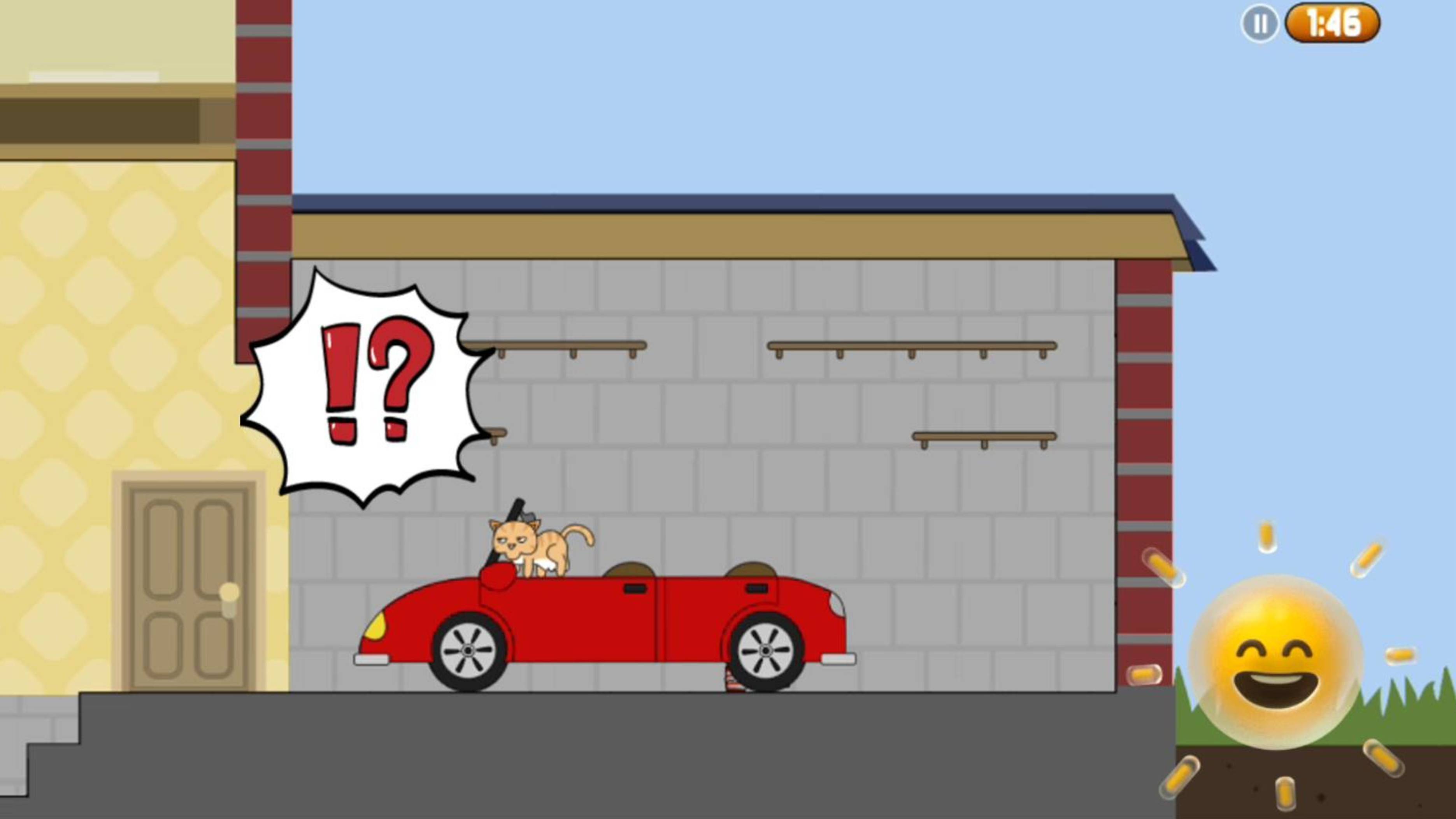 котенок нашел гараж☺️ #игры #маленькиеигры #котэ #котик