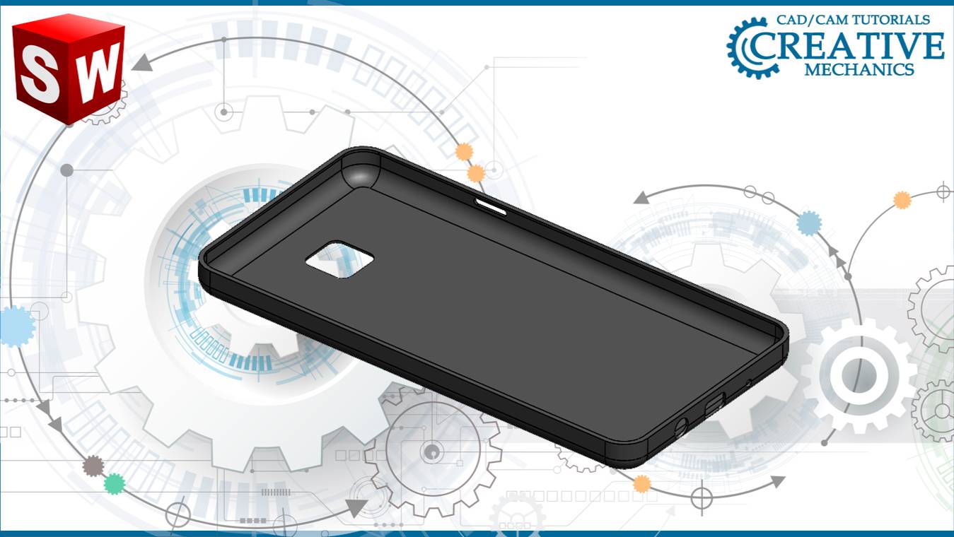Чехол для смартфона в Solidworks