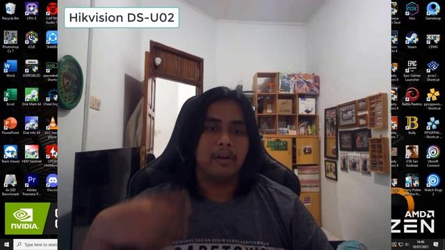PERANG WEBCAM - Fantech Luminous C30 VS Hikvision DS-U02 смотреть онлайн