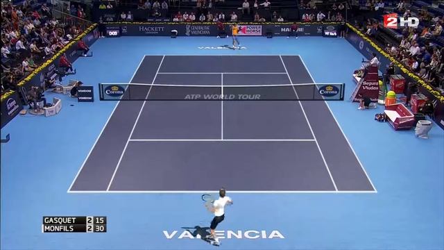 Tennis Elbow 2013//#15 Gasquet vs Monfils-Valencia open смотреть онлайн