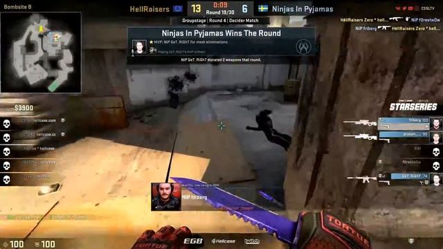 NiP vs HR - Highlights - SL i-League StarSeries Season 3 Finals - Ninjas in pyjamas vs Hellraisers смотреть онлайн