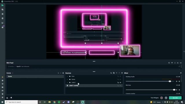 Custom Overlay Layout Tutorial - Neon Pink Overlay Stream Package смотреть онлайн