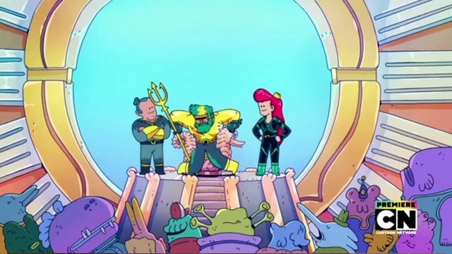 Aquaman king of Atlantis Cartoon Network intro (network premiere) смотреть онлайн