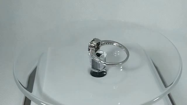 Кольцо с натуральным необлагороженным Greenish Blue танзанитом 1.12 ct Размер 17 Серебро 925 смотреть онлайн