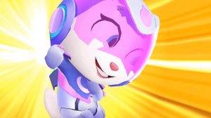 Лунный исследователь Анджела собирает монетки Lunar Explorer Angela Talking Tom Hero Dash Мультик