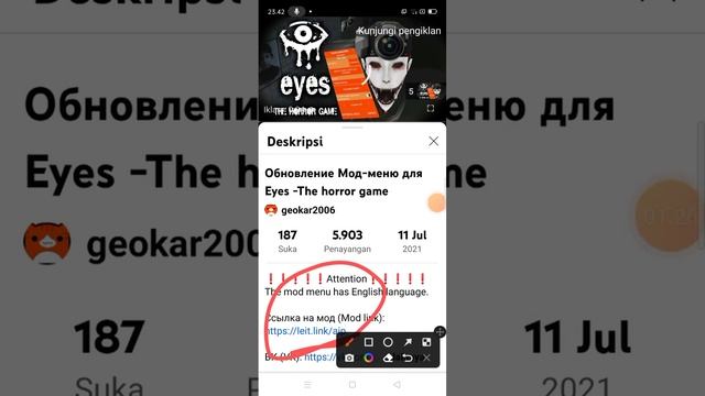 Tutorial How To Download Mod Eyes The Horror Game Mod Menu By: Geokar2006 смотреть онлайн