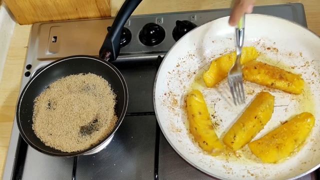 Grilled Pineapple with Spicy Caramel Sauce | Sweet and Spicy Pineapple Recipe in Tamil смотреть онлайн