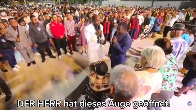 Слепой глаз открылся на Богослужении исцеления в Матурине, в ВЕНЕСУЭЛЕ