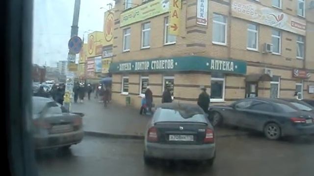 2008.11.30 Трамваи на улицах Тукая, Татарстан в Казани, маршруты 7 и 3 MOV05155