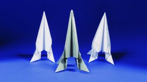 Оригами ракета. Как сложить ракету избумаги