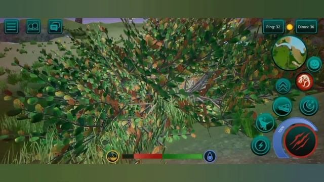 Онлайн динозавры Т-рекс, ИГРАЮ за ВЕЛОЦИРАПТОРА