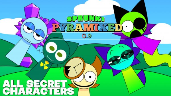 INCREDIBOX SPRUNKI PYRAMIXED 0.9 | SPRUNKI UNLOCK ALL SECRET CHARACTERS | PYRAMIX | KIKI and BOUBA