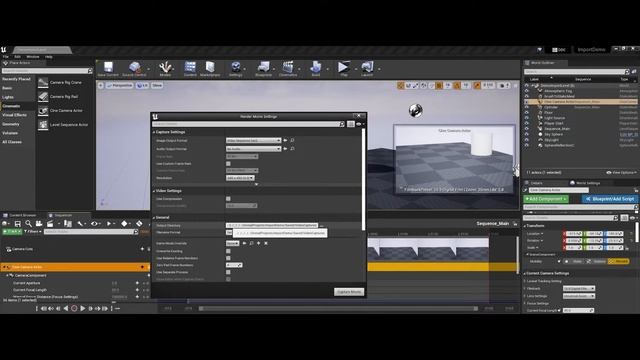 Unreal Engine Sequencer - Exporting a basic AVI смотреть онлайн