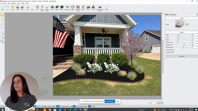 Flower Bed Design - Zone 7 - Facing East смотреть онлайн