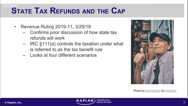 Current Federal Tax Developments - April 1, 2019 смотреть онлайн