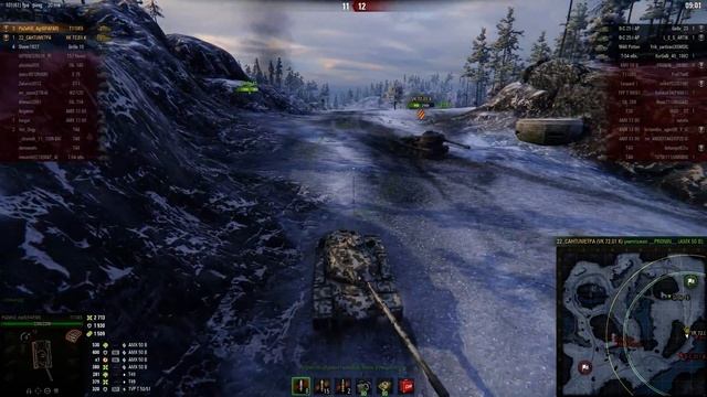 T110E5, Заполярье, Стандартный бой смотреть онлайн