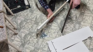 Наши покупки: лопаты ,продукты ,Настенная полка от Саныча .