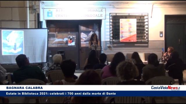 BAGNARA CALABRA Estate in Biblioteca 2021: celebrati i 700 anni dalla morte di Dante смотреть онлайн