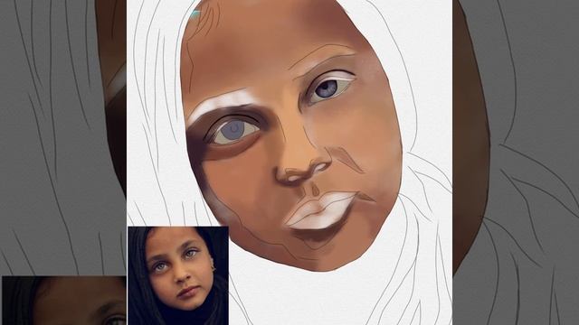 Ibis Paint X Watercolor Effects || Watercolor Painting || Girl Painting || Speed Paint ||
