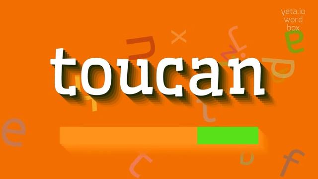 TOUCAN - HOW TO SAY TOUCAN? #toucan смотреть онлайн