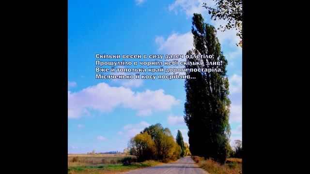 Зажурилась край дороги тополина смотреть онлайн