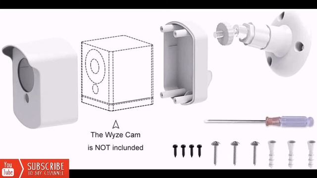 Wyze Camera Wall Mount Bracket,360 Weatherproof Indoor/Outdoor Protective Mount Cover WyzeCamV2 смотреть онлайн