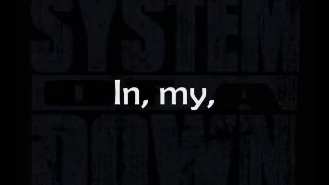 System Of A Down - Chop Suey!