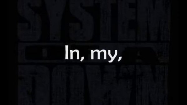 System Of A Down - Chop Suey!