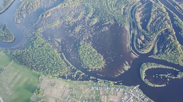 Весеннее половодье в д Поспелкова, 2022г смотреть онлайн