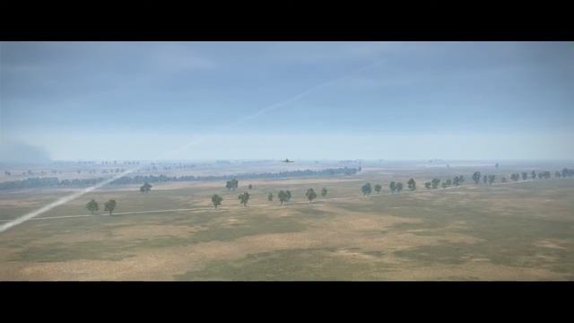 Polikarpove I-16 flying under the rocket barrage from BM-13 battery (Air Combat Video 5) смотреть онлайн