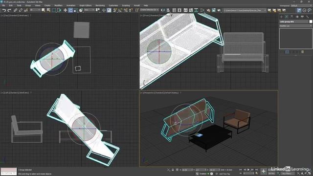 06 - Перемещение, поворот и масштабирование объектов в 3ds Max 2025 смотреть онлайн