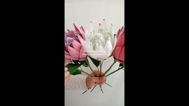 Artificial Flower South Africa King Protea Bunga Palsu Teratai Hiasan