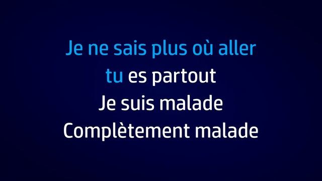 Je Suis Malade (Lara Fabian) animated lyrics смотреть онлайн