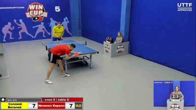 10:00 Соловей Виталий 3-2 Ивченко Кирилл стол 5 ЮГ-2 09.03.21 смотреть онлайн