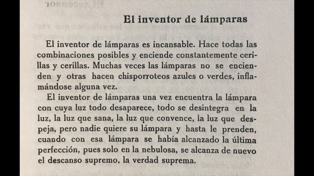 Microrrelatos de Ramón Gómez de la Serna - "El inventor de lámparas" смотреть онлайн