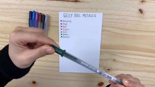 Swatch with Sakura: Gelly Roll Metallic смотреть онлайн