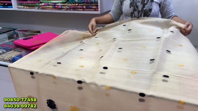 DYE NOONI MEKHELA SADOR NOONI MEKHELA STAPLE COTTON SADOR WITH SIDE PARI AND BLOUSE PIECE ||POSHAক| смотреть онлайн