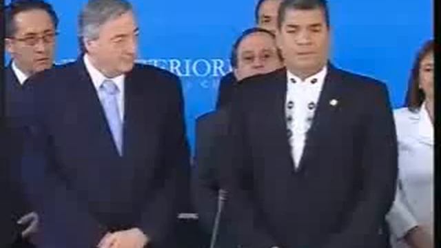 Néstor Kirchner electo por unanimidad nuevo secretario general de la UNASUR смотреть онлайн