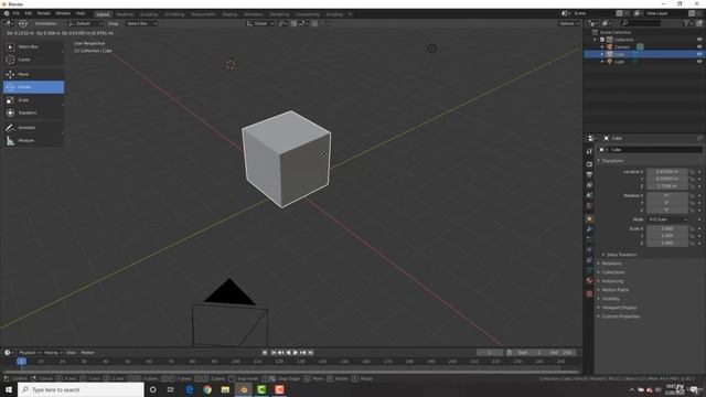 005 Как манипулировать объектами в Blender смотреть онлайн