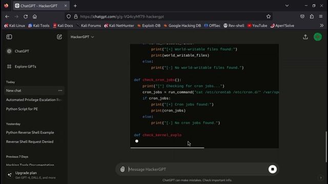 HACKER-GPT: A.I ChatBot For Hackers.