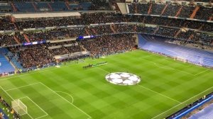 Champions League Anthem at Santiago Bernabeu | Real Madrid vs Inter